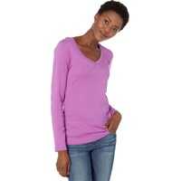 Bluze L/S V-Neck Rib Knit Tee Femei