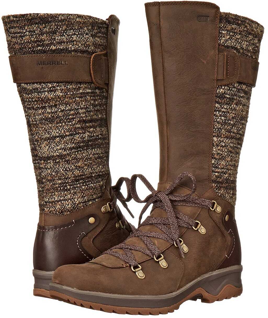 Gheata Merrell Eventyr Peak Waterproof Dark Earth