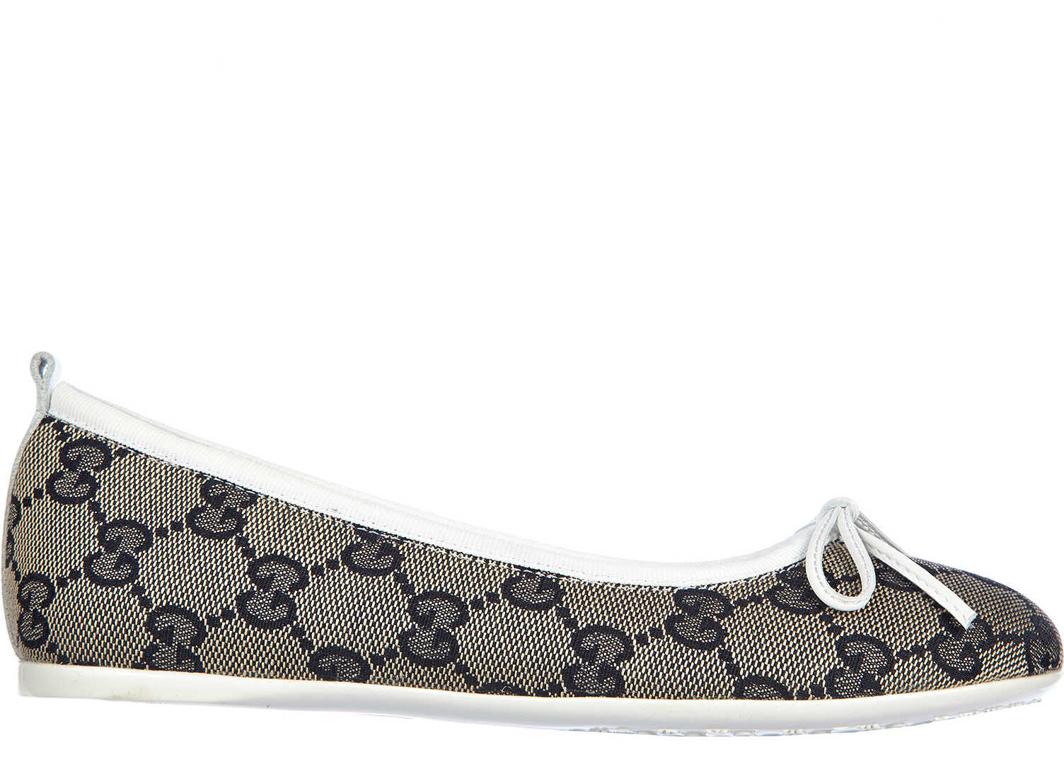 Balerin Gucci Flats Cotton Blue