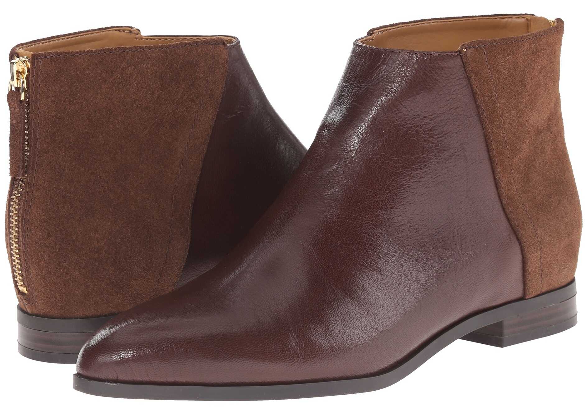 Gheata Nine West Orion Dark Brown/Dark Brown Leather