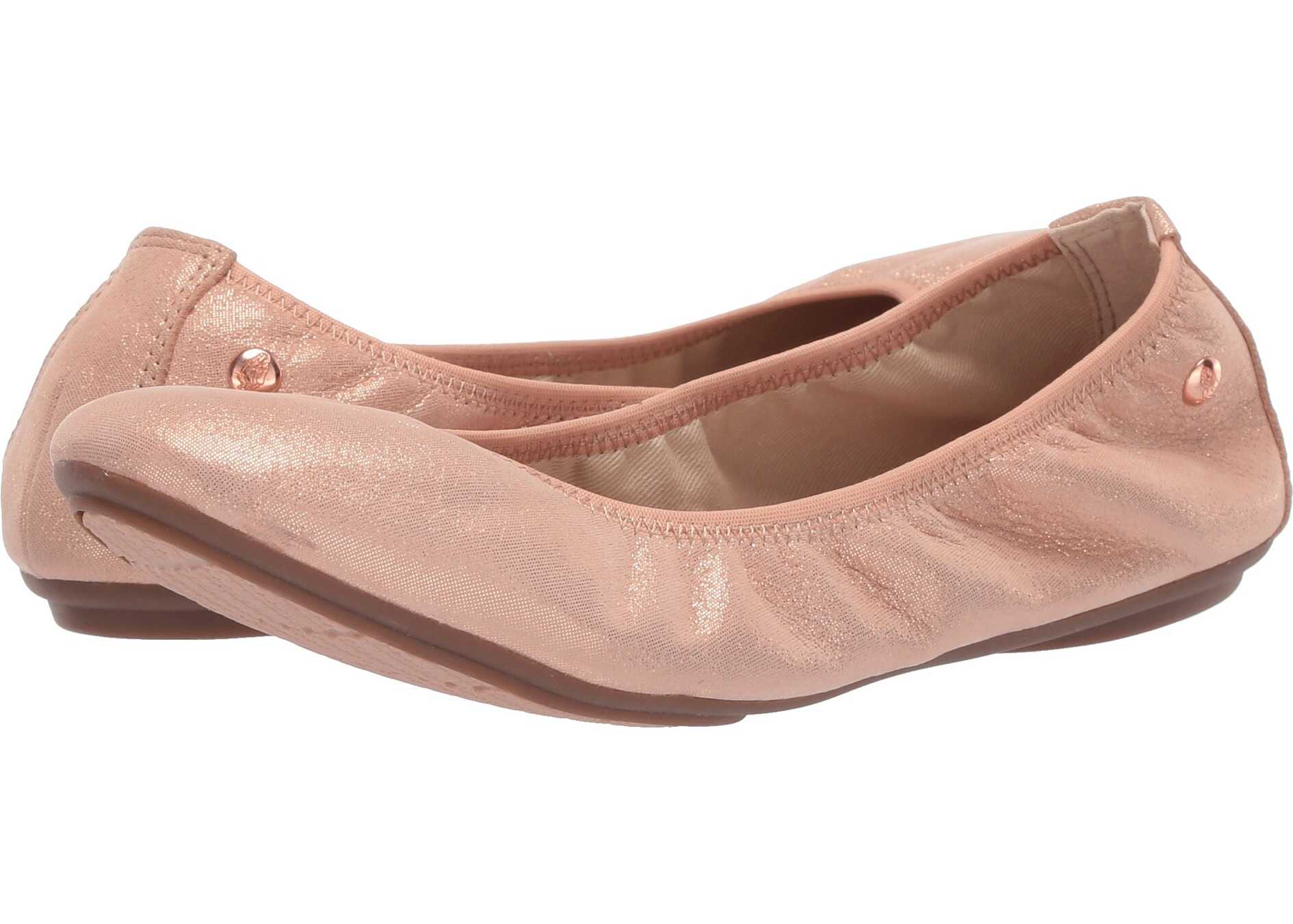 Balerin Hush Puppies Chaste Ballet Pale Peach Leather