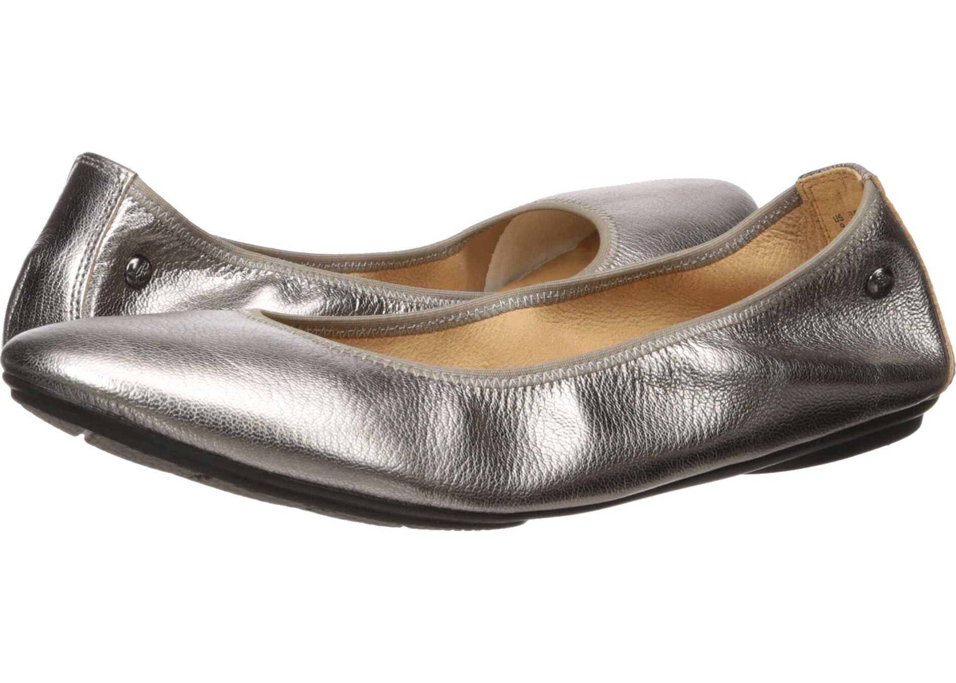 Balerin Hush Puppies Chaste Ballet Gunmetal Metallic