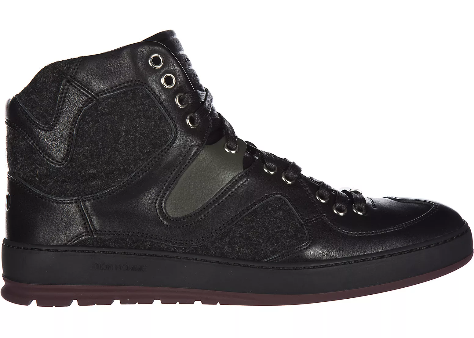 Tenis Dior High Top Sneakers B19 Black