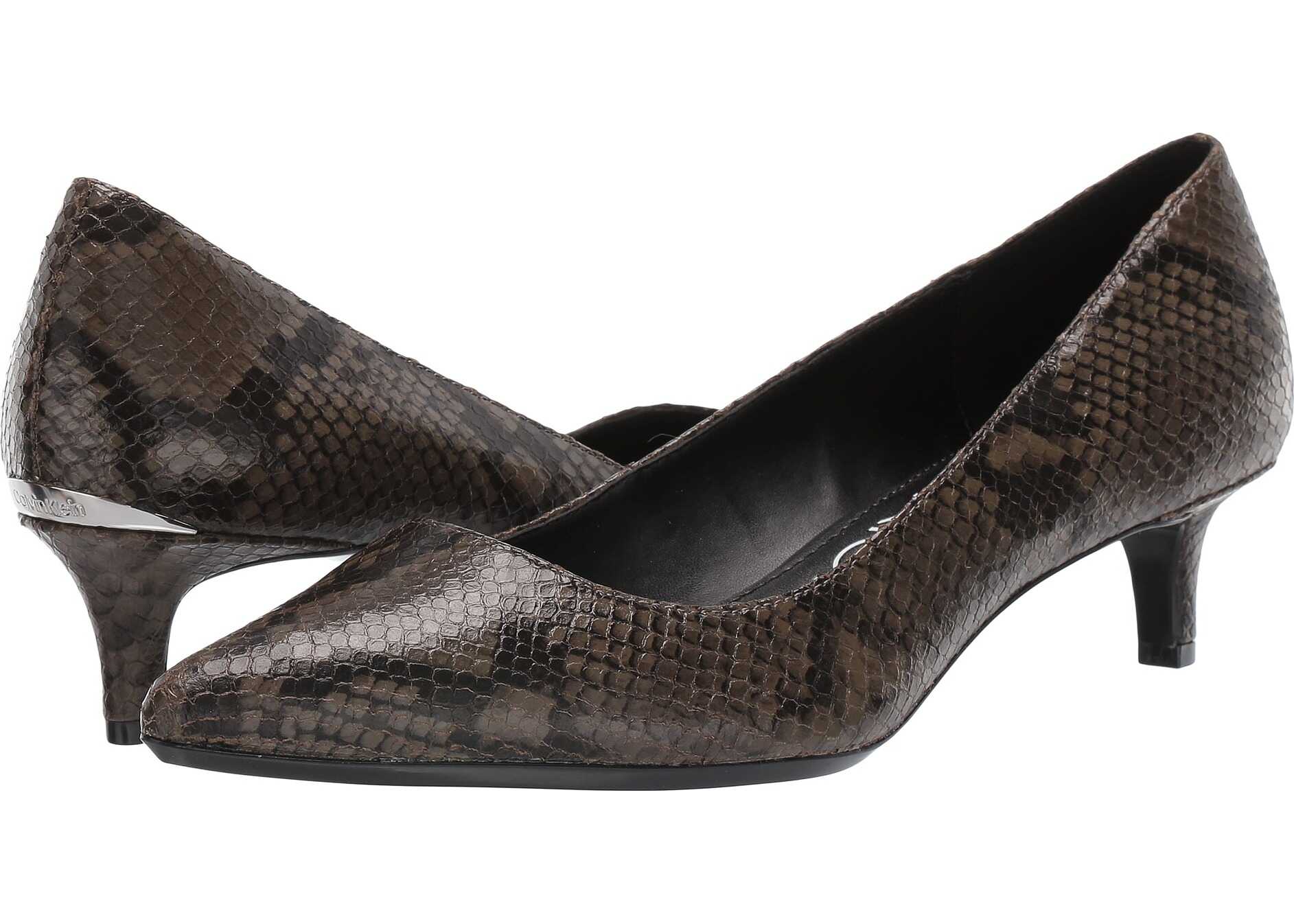 Calvin Klein Gabrianna Pump Camouflage Two-Tone Snake