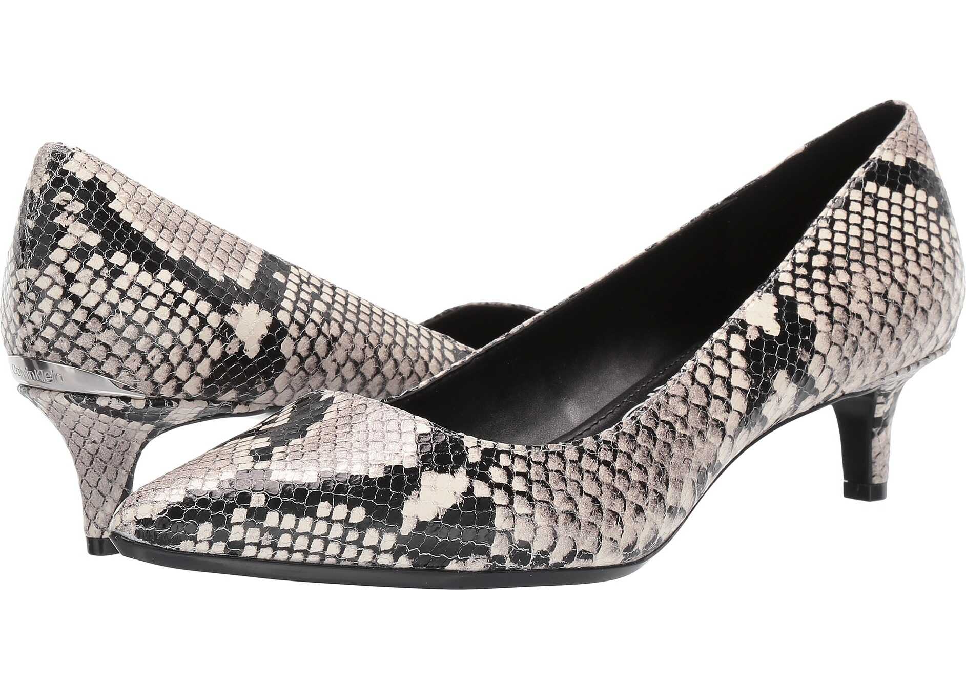 Calvin Klein Gabrianna Pump Natural Two-Tone Snake