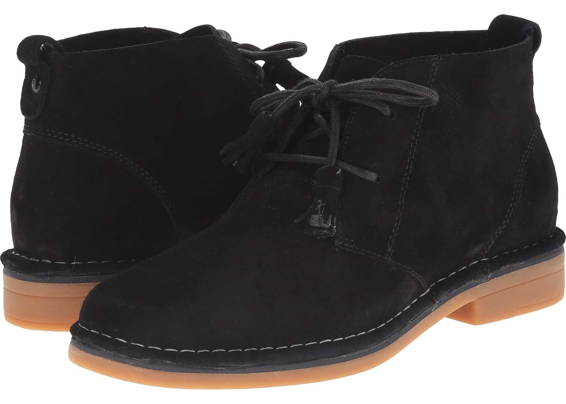 Hush Puppies Cyra Catelyn Black Suede