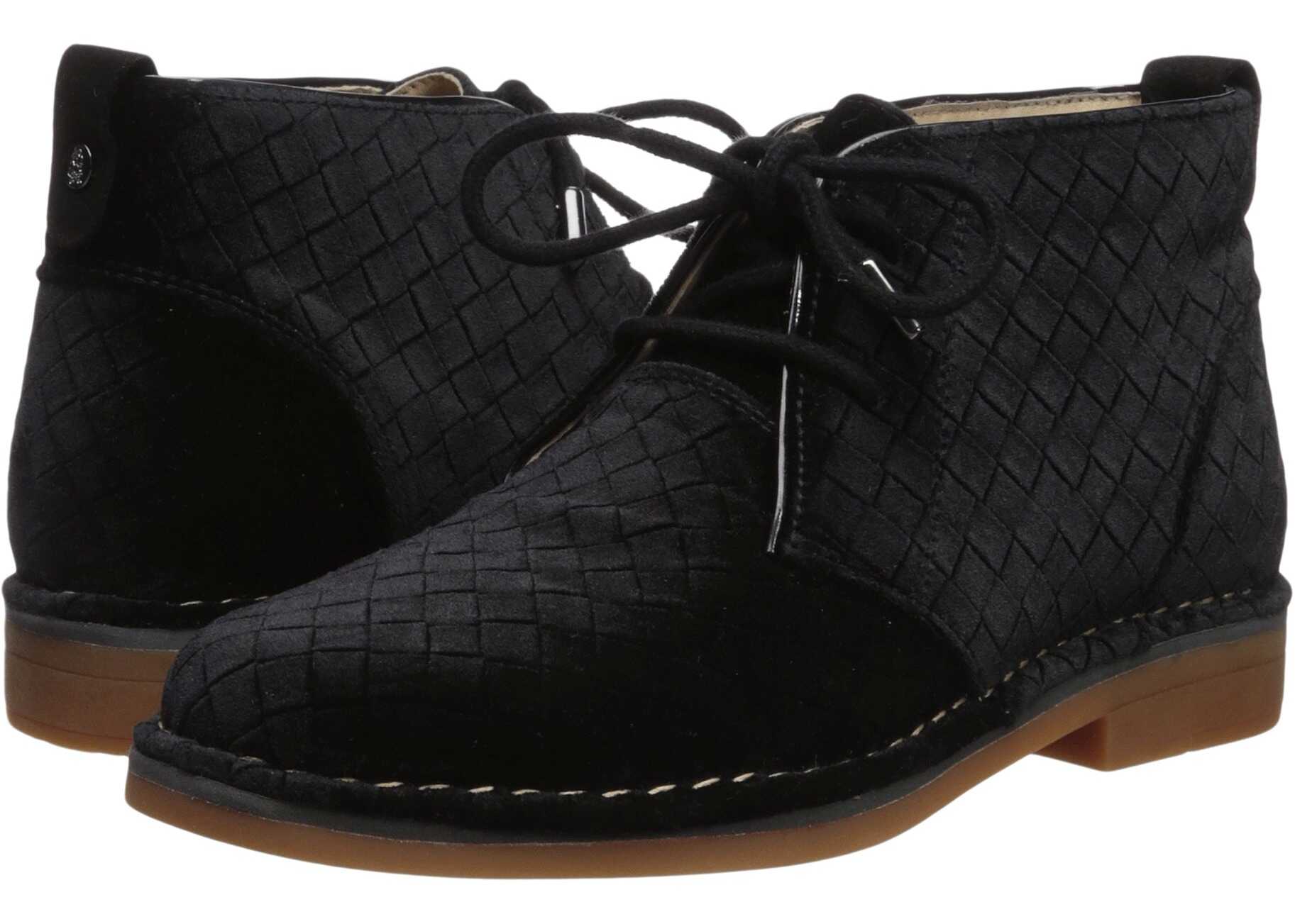 Hush Puppies Cyra Catelyn Black Basket Velvet