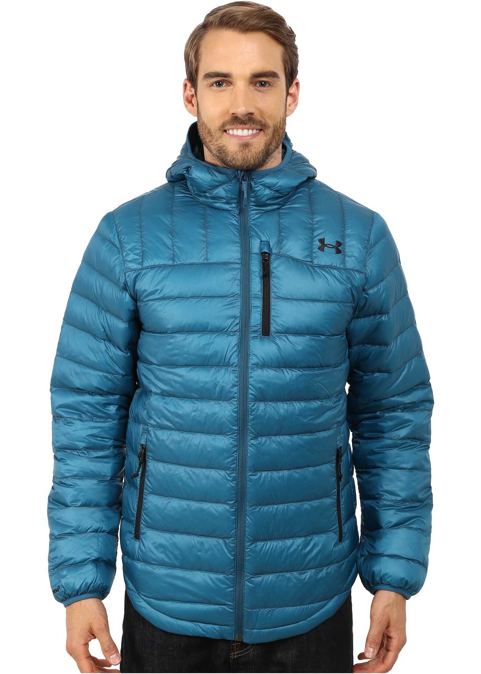 Geaca Under Armour UA CGI Turing Hooded Jacket Legion Blue