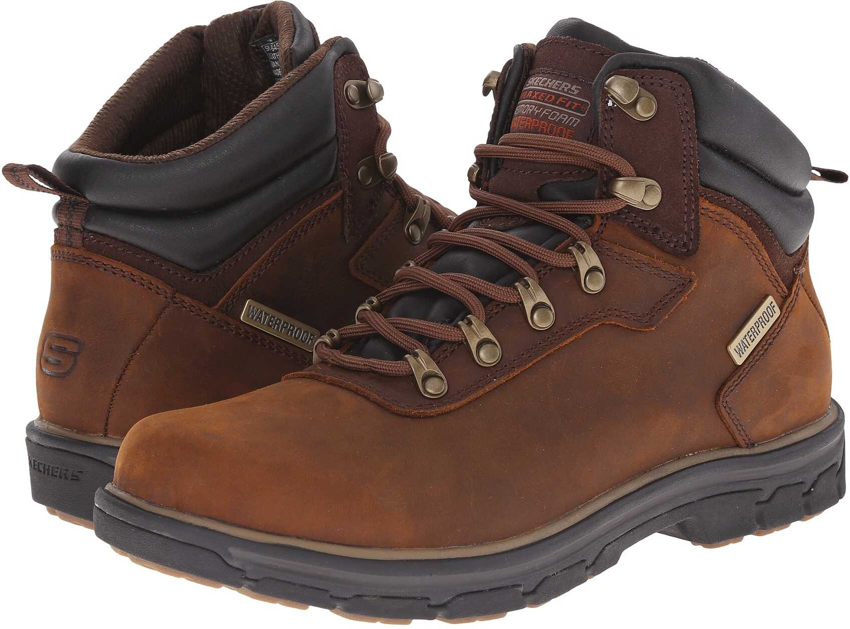 Gheata SKECHERS Relaxed Fit Segment - Ander Dark Brown
