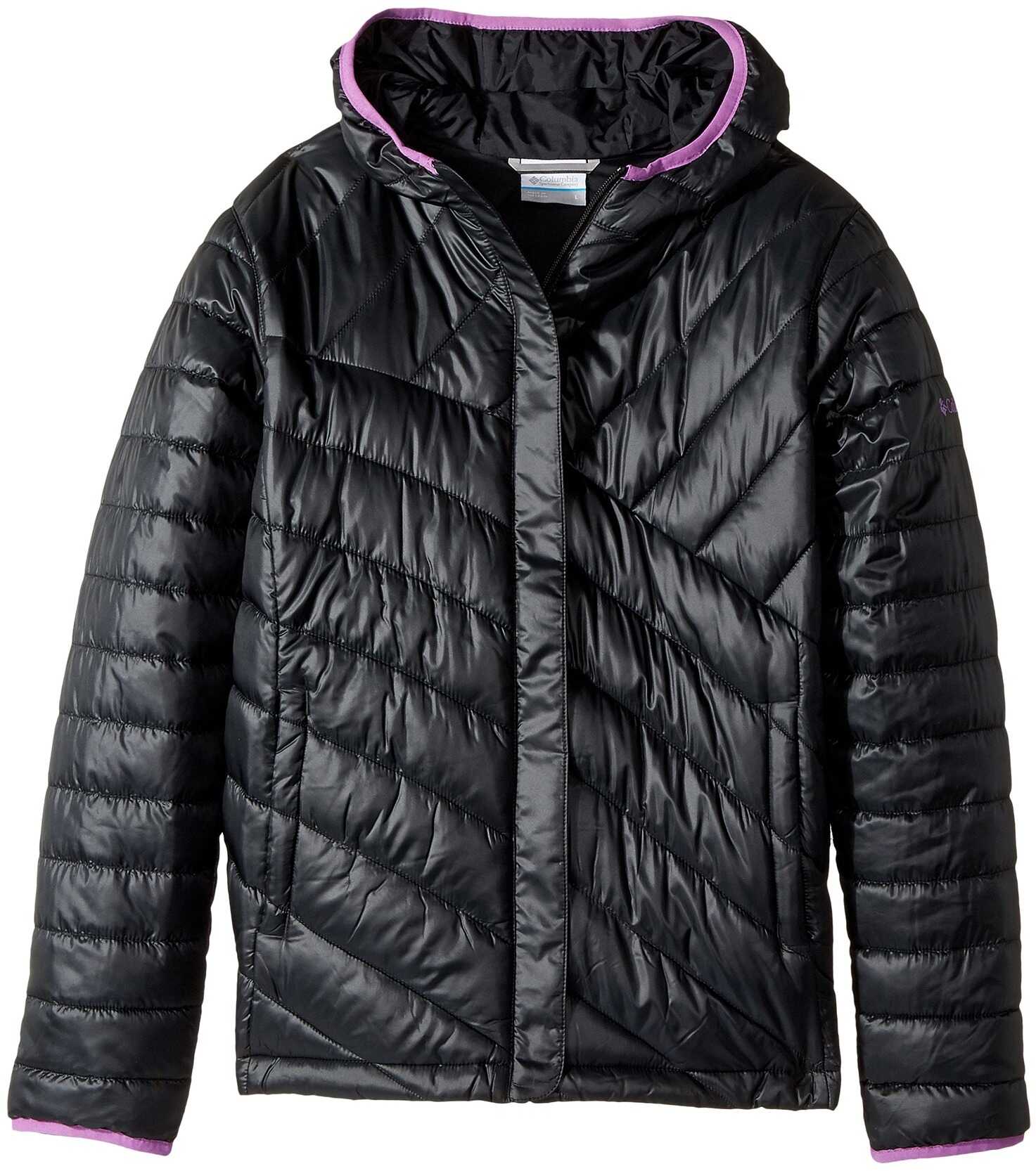 Geaca Columbia Kids Powder Lite™ Puffer (Little Kids/Big Kids) Black/Crown Jewel