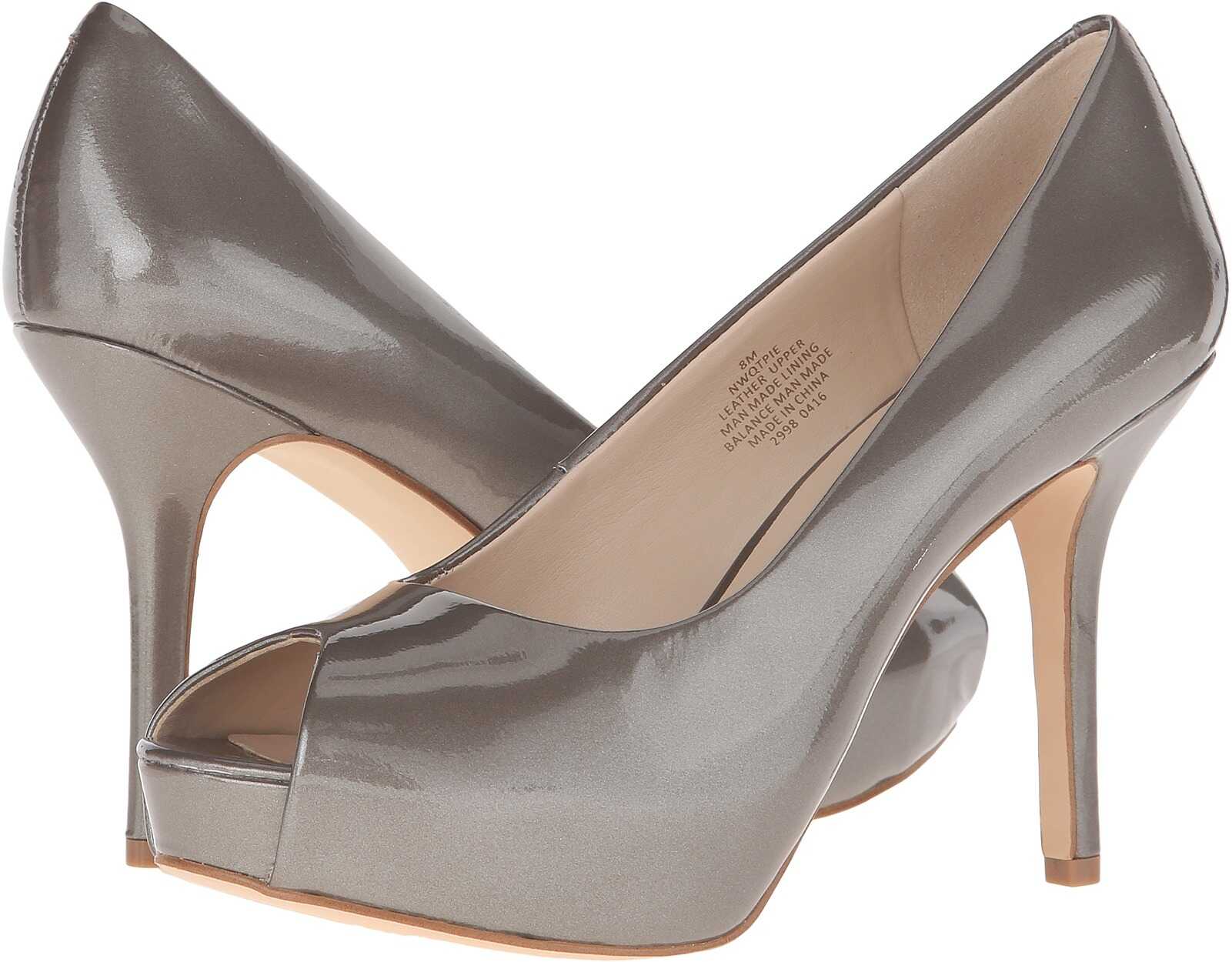 Pantof Nine West Qtpie Taupe Patent