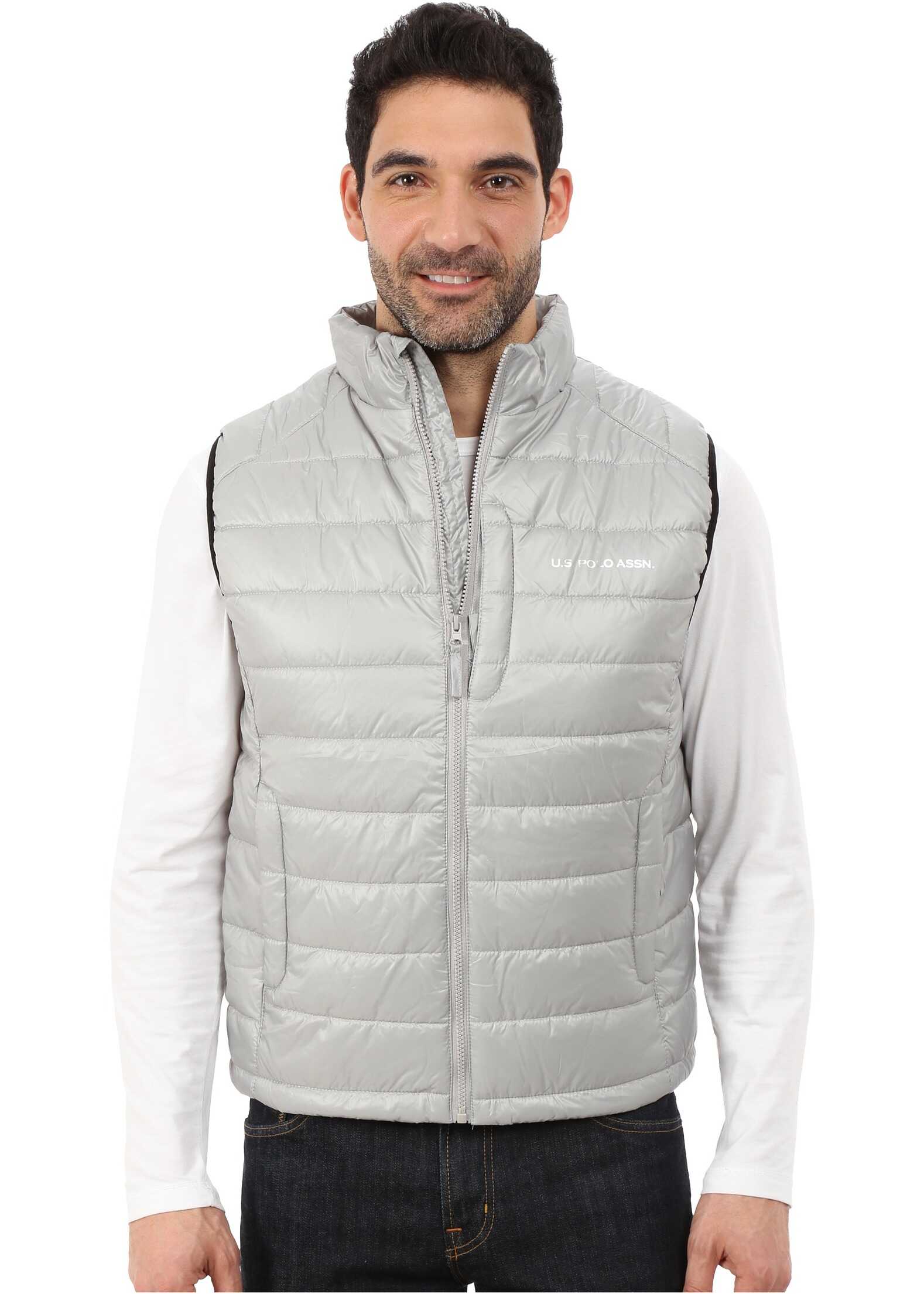 Vesta U.S. POLO ASSN. Small Chanel Puffer Vest Limestone