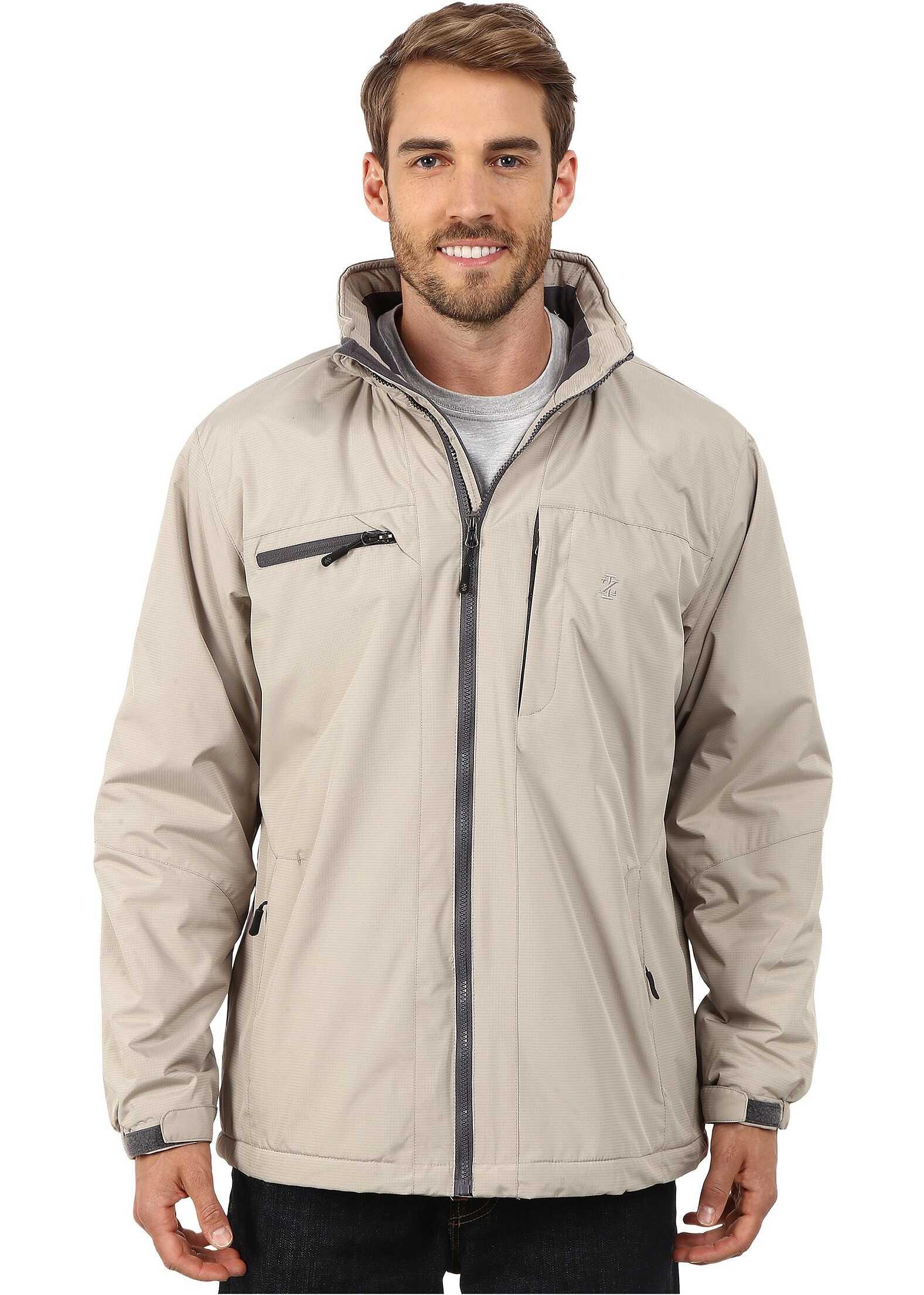 Geaca IZOD Mini Ripstop Midweight Lined with Polar Fleece Stone
