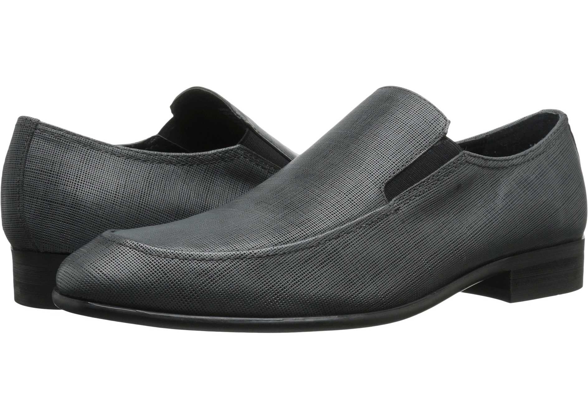 Mocasin Calvin Klein Varro Dark Grey Textured Leather