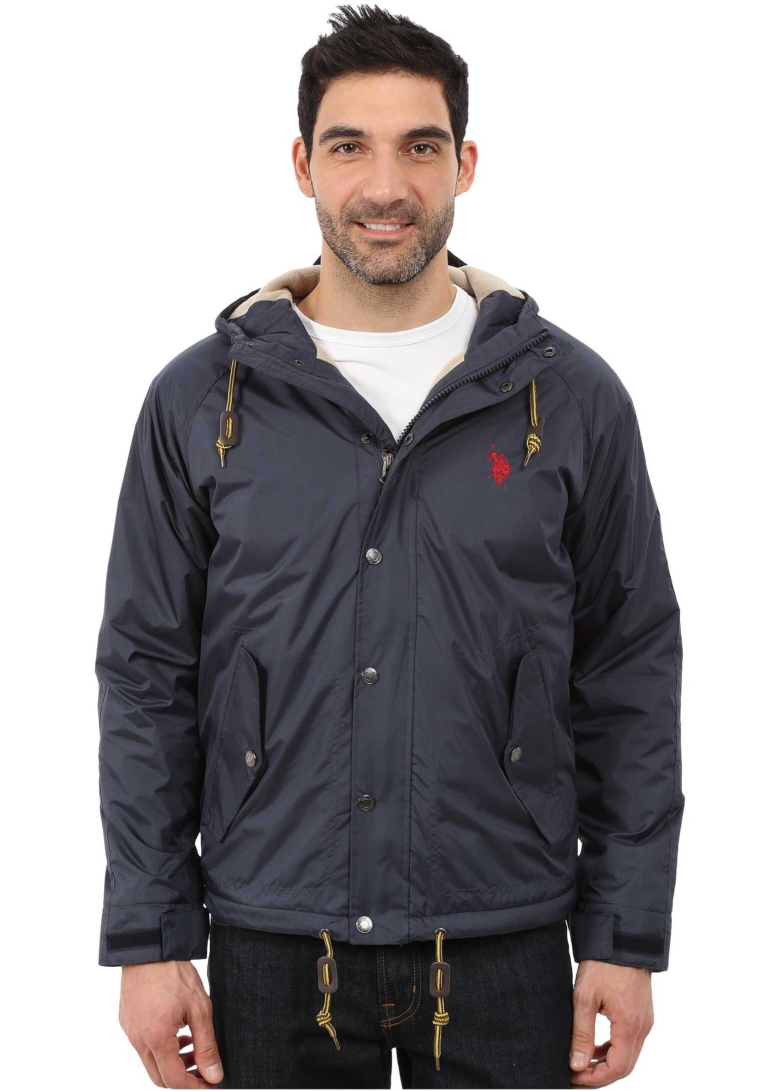 Geaca U.S. POLO ASSN. Fleece Lined Anorak Classic Navy