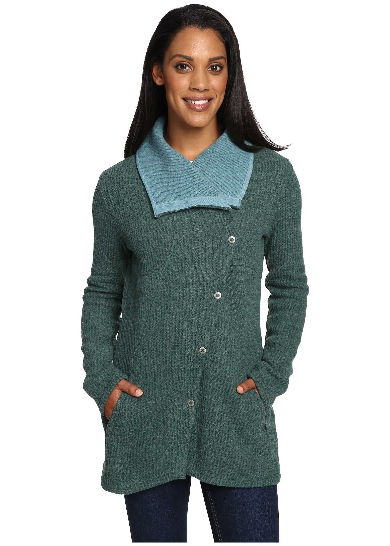 Pulover Prana Milana Jacket Deep Teal