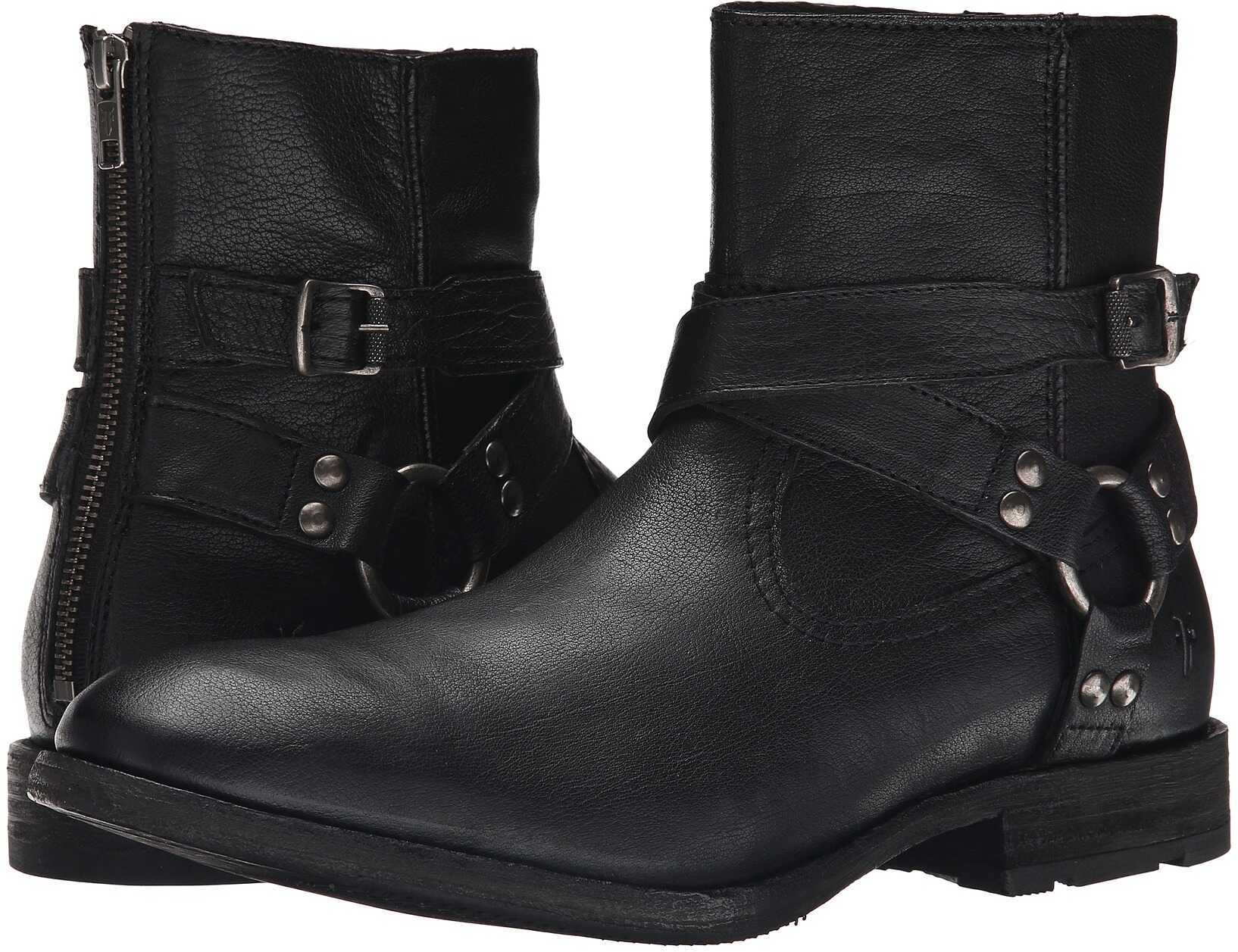 Gheata Frye Ethan Harness Black Buffalo Leather