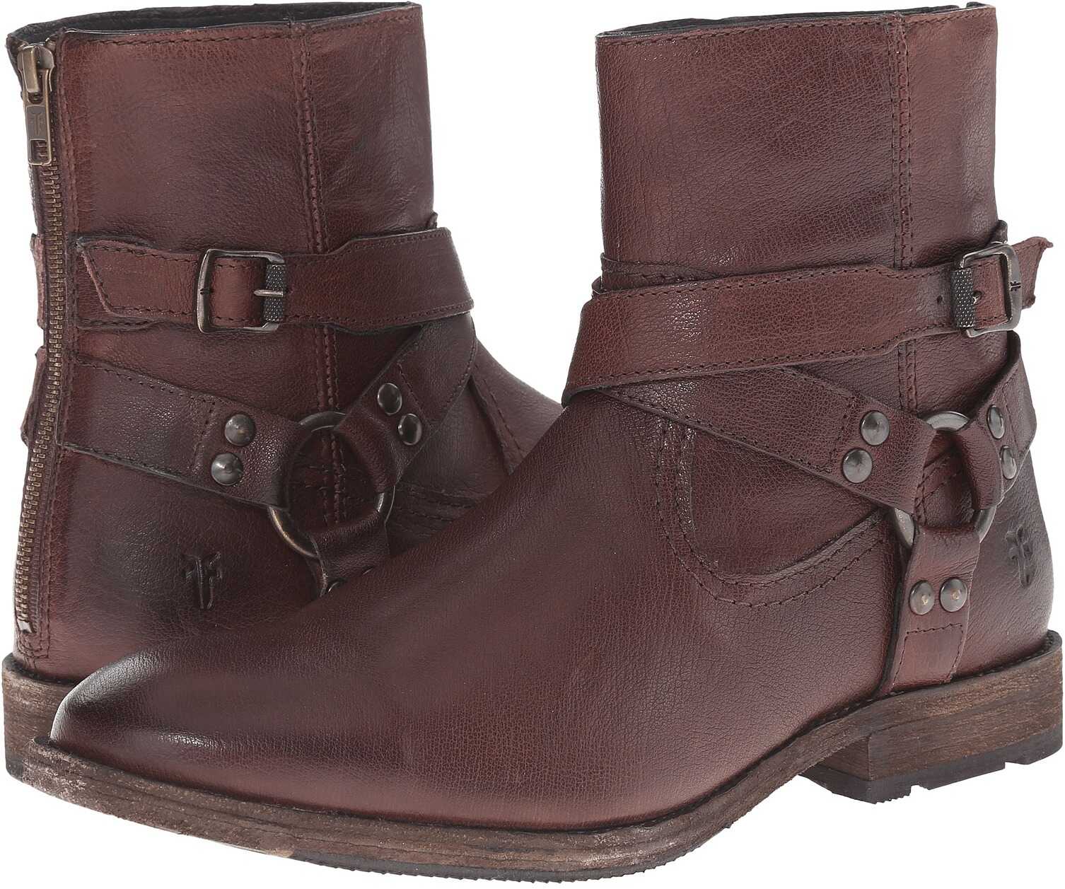Gheata Frye Ethan Harness Dark Brown Buffalo Leather