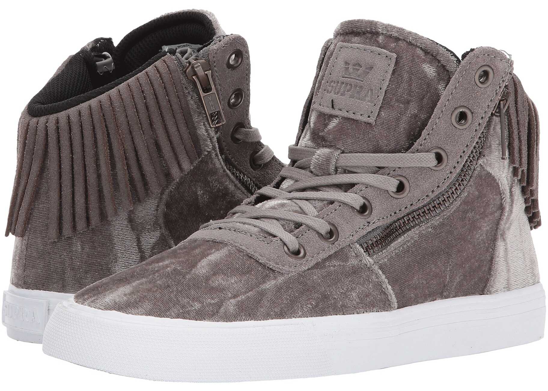 Tenis Supra Cuttler Grey/Antique Brass/White