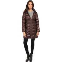 Geci de Iarna Hooded Packable Coat w/ Corset Waist Femei