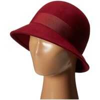 Palarii Wool Felt Cloche with Grograin Band and Bow* Femei