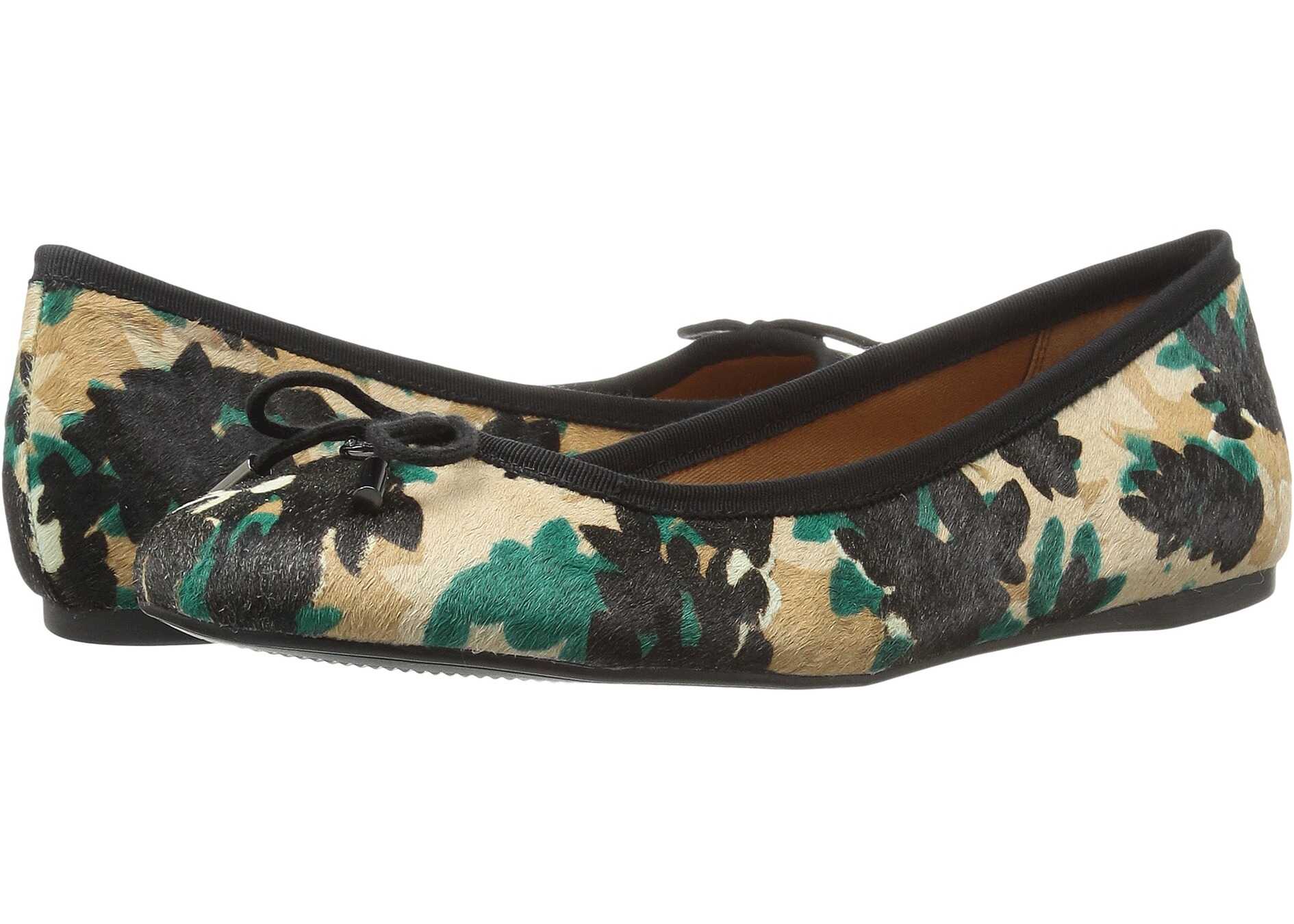 Balerin COACH Lara Walnut Multi Scattered Leaf Haircalf