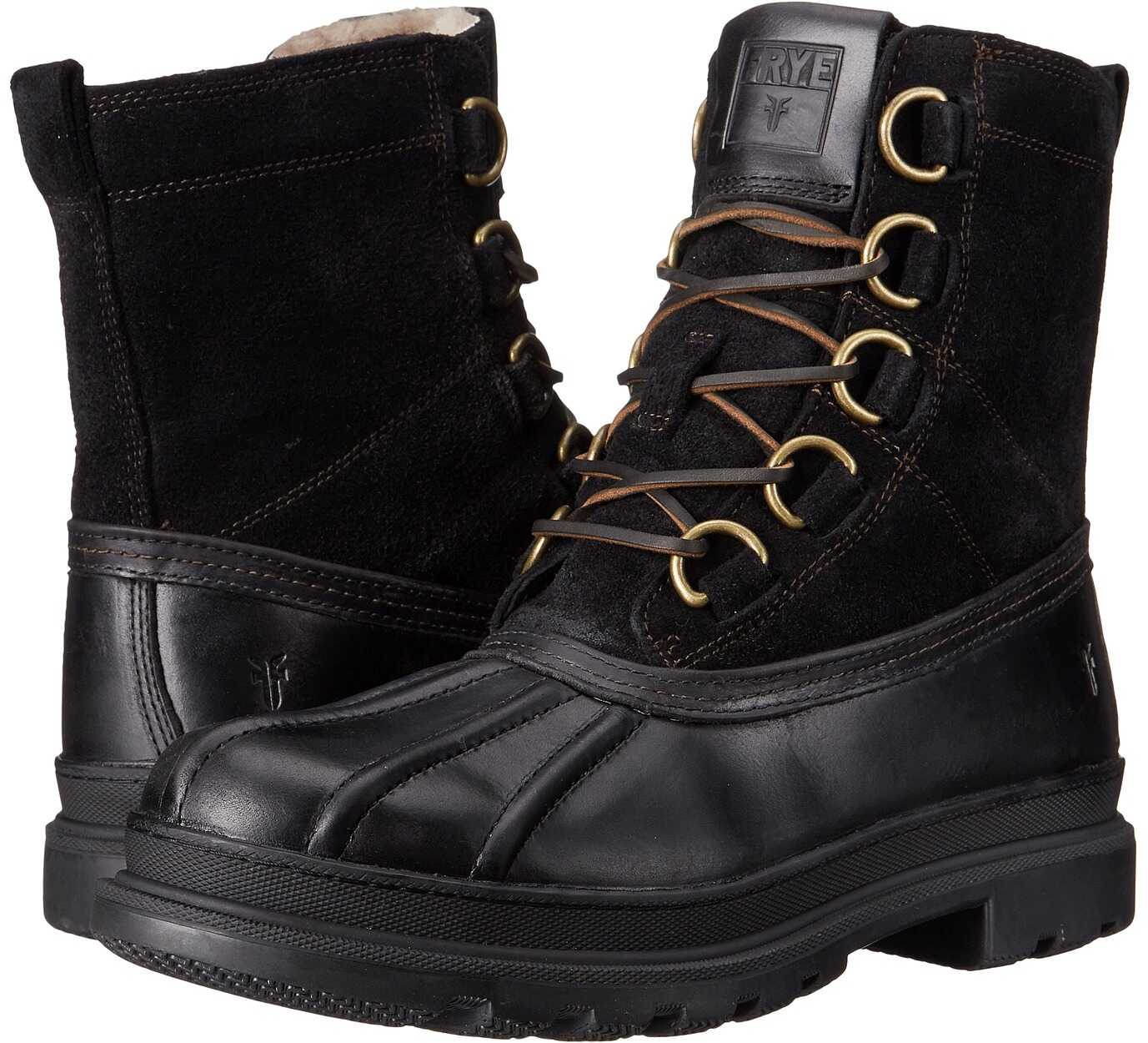 Gheata Frye Riley D Ring Lace Black WP Smooth Pull Up