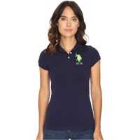 Tricouri Polo Neon Logos Short Sleeve Polo Shirt Femei