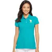 Tricouri Polo Neon Logos Short Sleeve Polo Shirt Femei