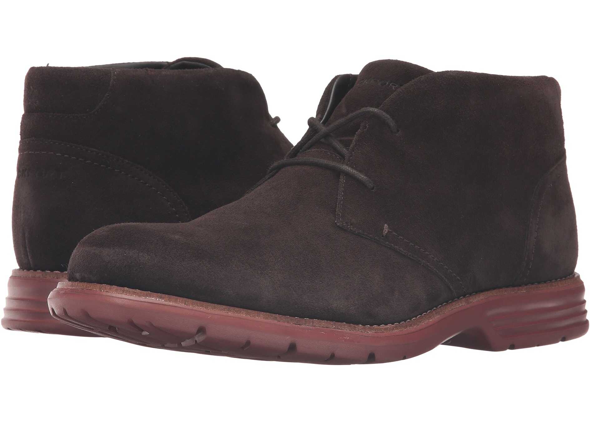 Gheata Rockport Total Motion Fusion Desert Boot Dark Bitter Chocolate