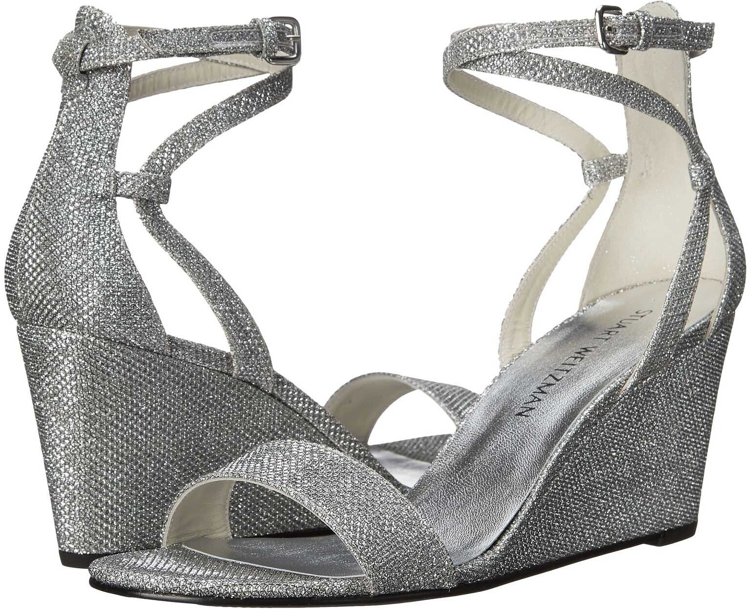 Sandala Stuart Weitzman Backdraft Silver Noir