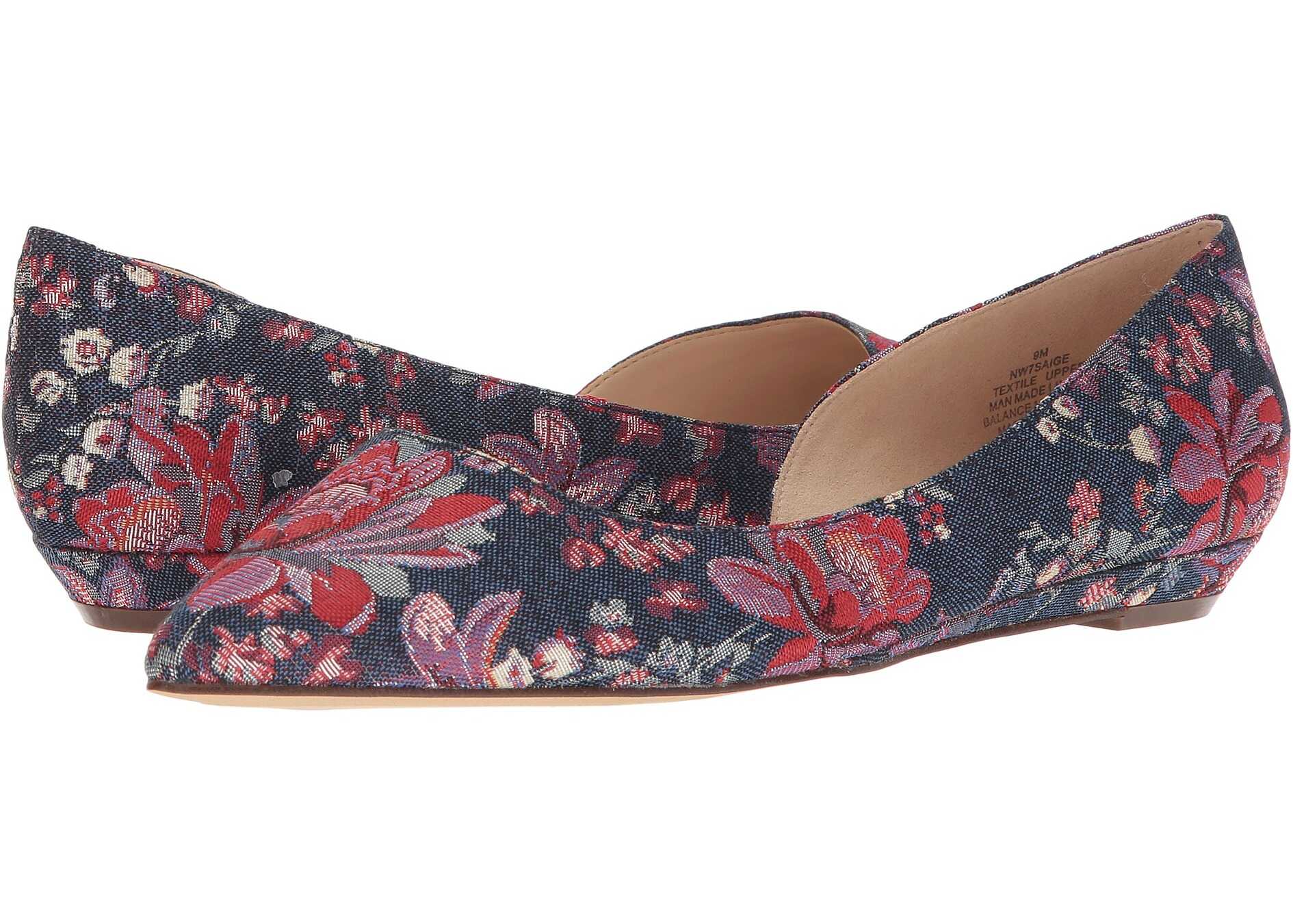 Balerin Nine West Saige Blue Multi Fabric