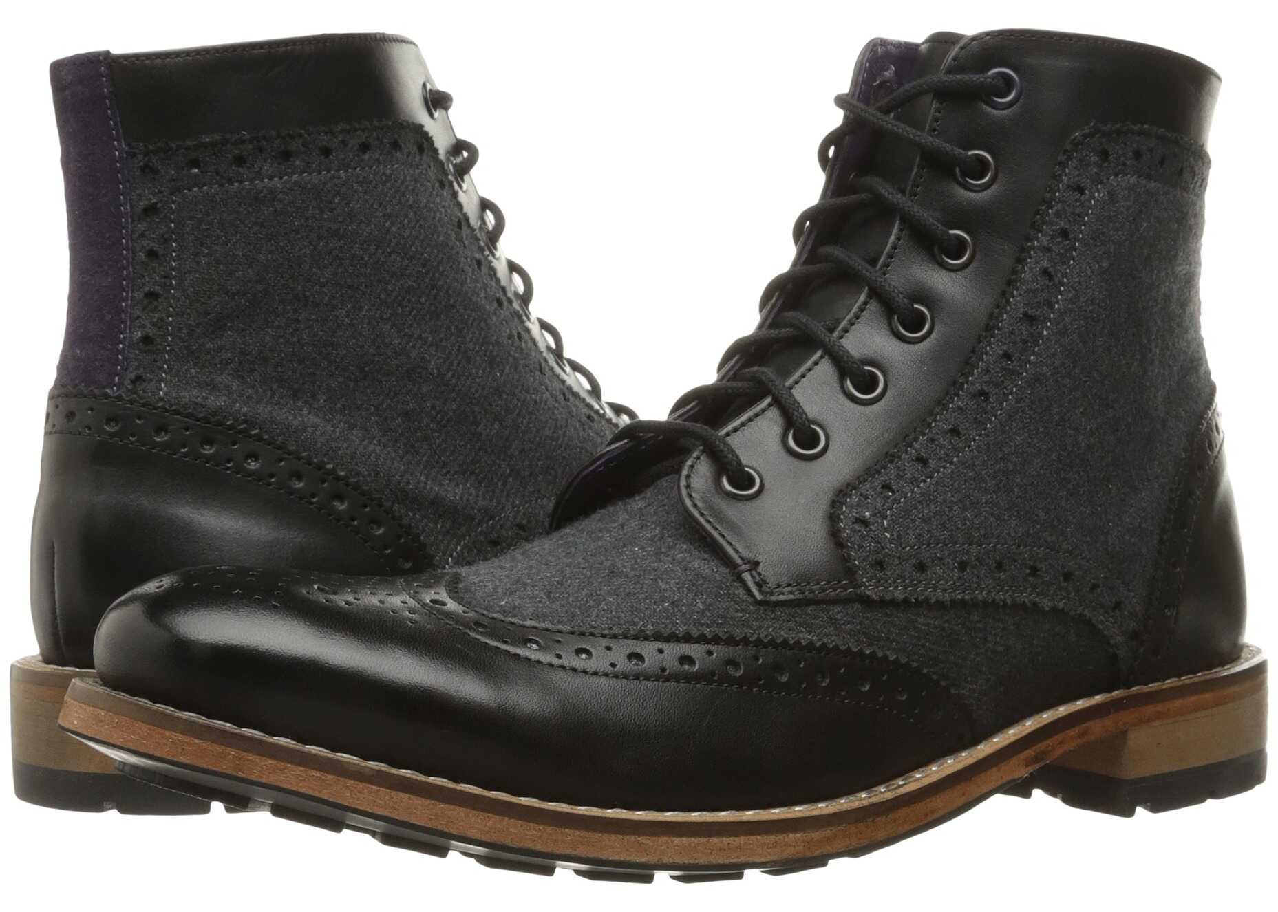 Gheata Ted Baker Sealls 3 Black/Dark Grey Wool