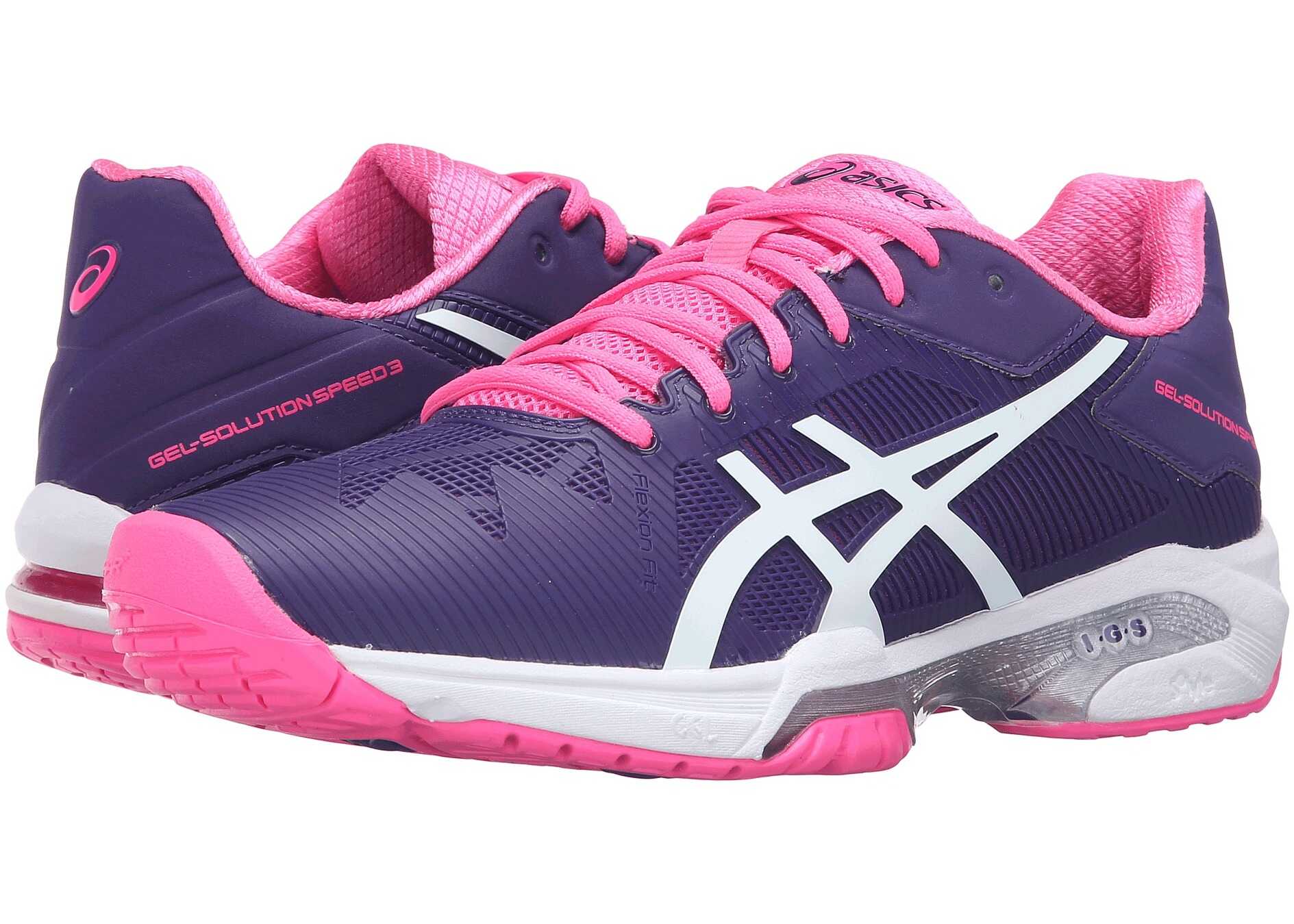 ASICS Gel-Solution® Speed 3 Parachute Purple/White/Hot Pink