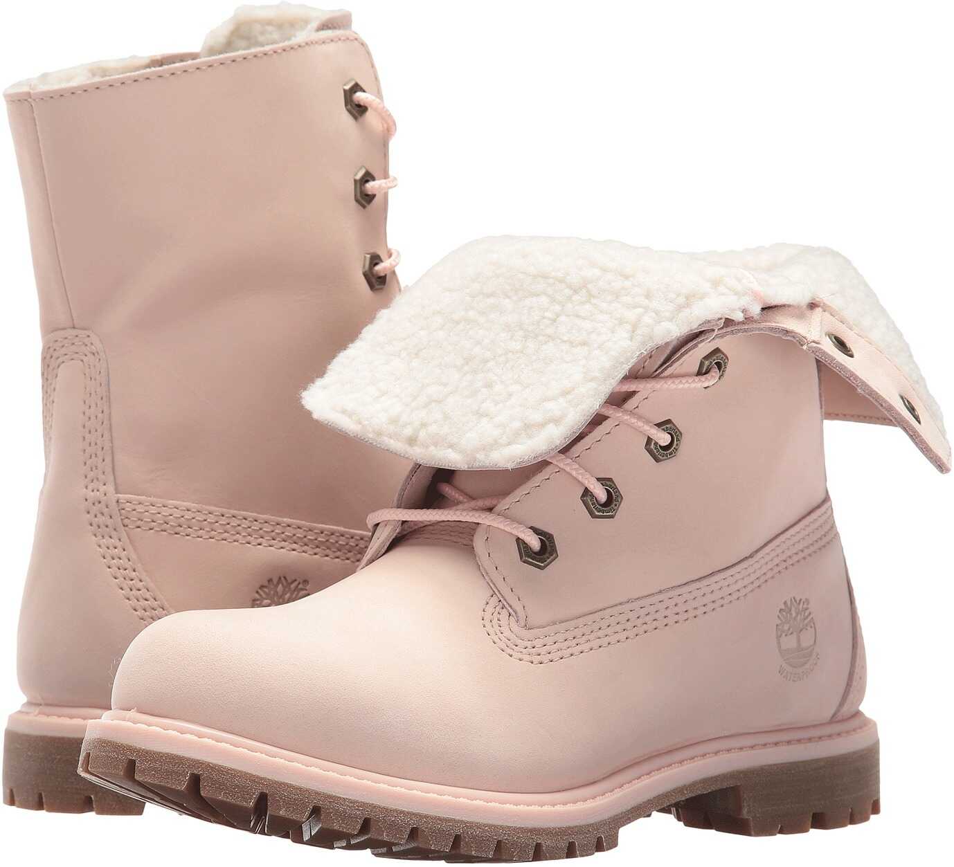 Gheata Timberland Authentics Teddy Fleece Fold-Down Light Pink Nubuck