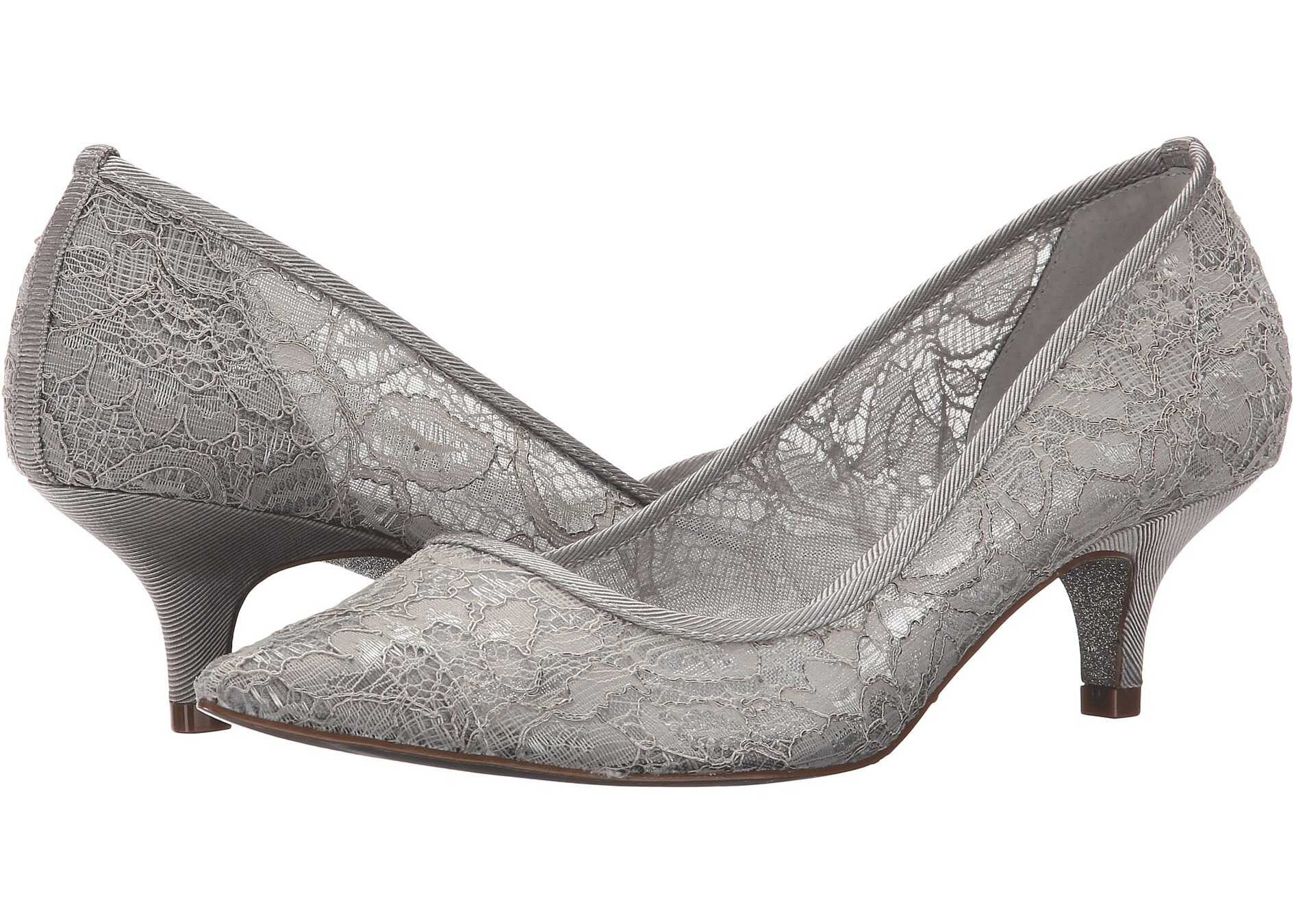 Pantof Adrianna Papell Lois Lace Silver 1890 Lace