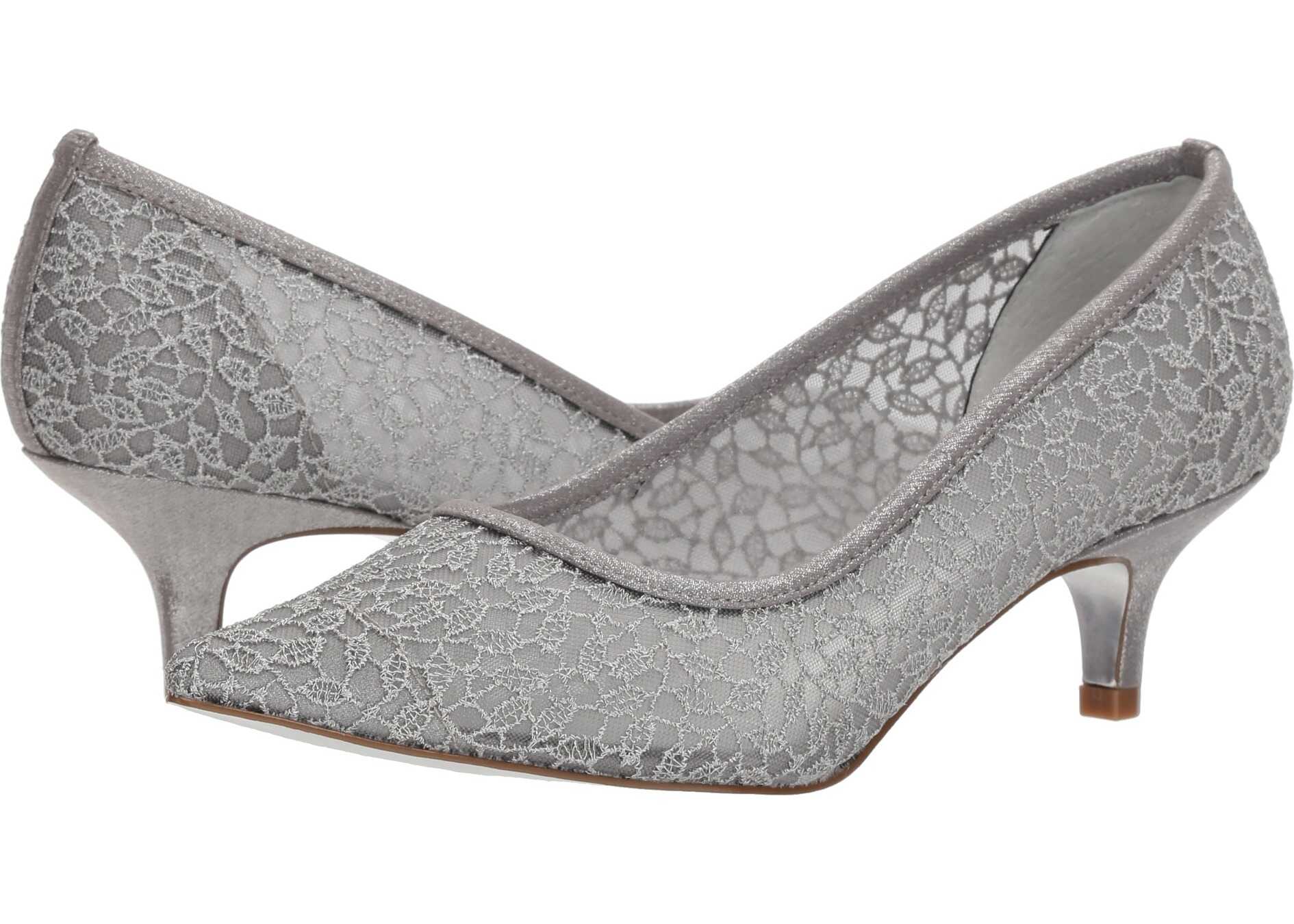 Adrianna Papell Lois Lace Silver Valencia Lace