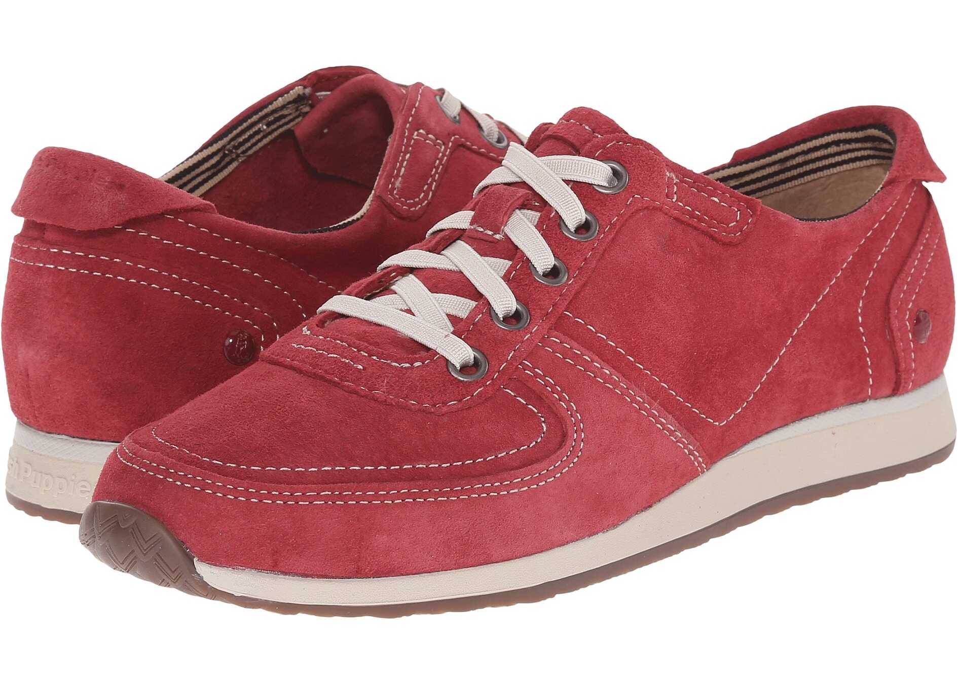 Tenis Hush Puppies Chazy Dayo Dark Red Suede