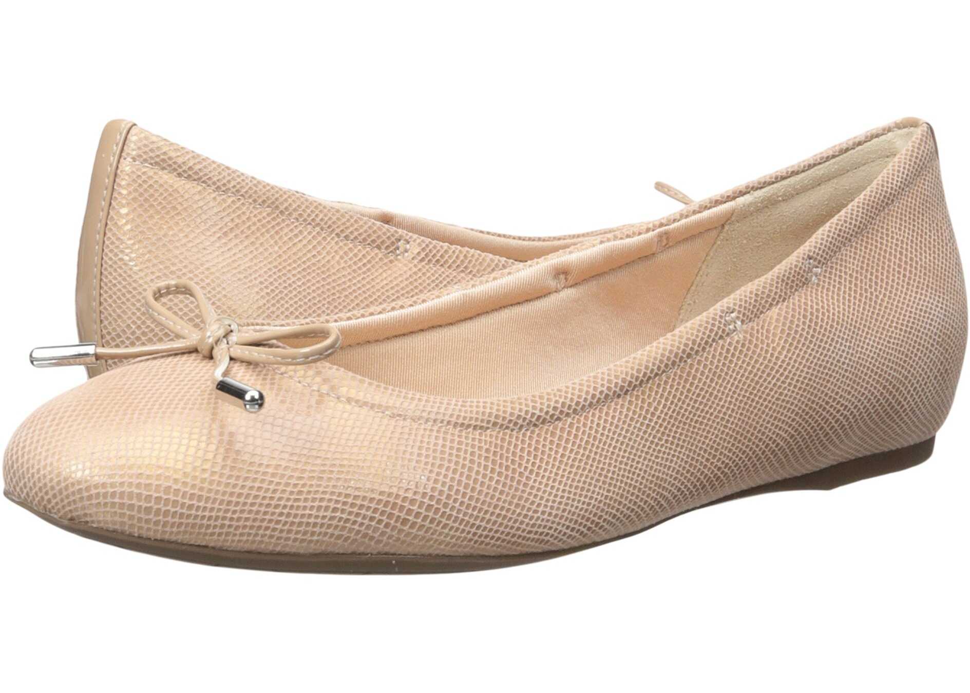 Balerin Rockport Total Motion Hidden Wedge Tied Ballet Pink Snake