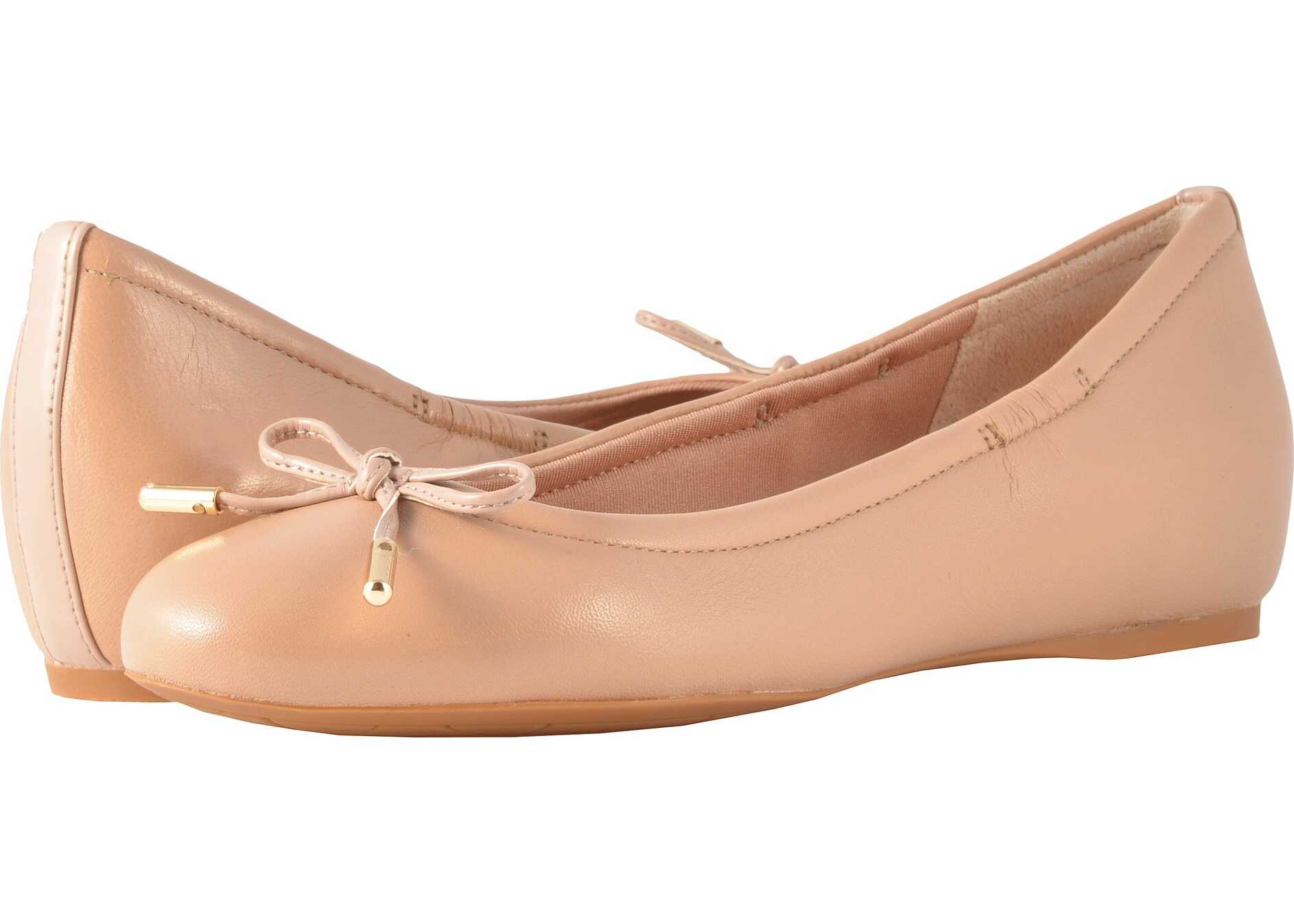 Balerin Rockport Total Motion Hidden Wedge Tied Ballet Warm Taupe Nappa