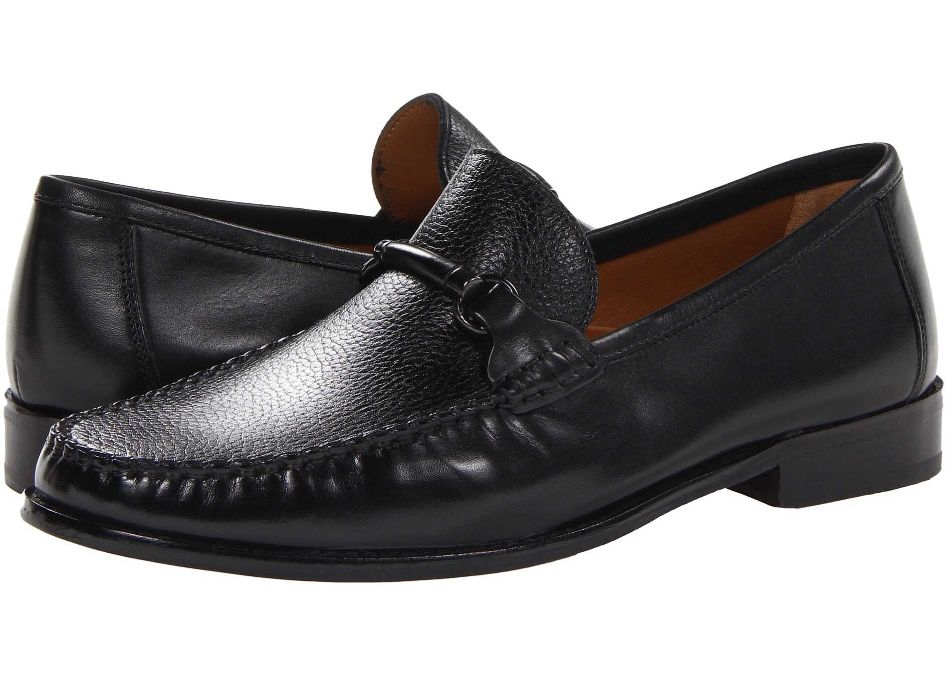 Mocasin Florsheim Brookfield Slip-On Bit Black Calf with Black Deer