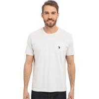 Tricouri Solid Crew Neck Pocket T-Shirt Barbati