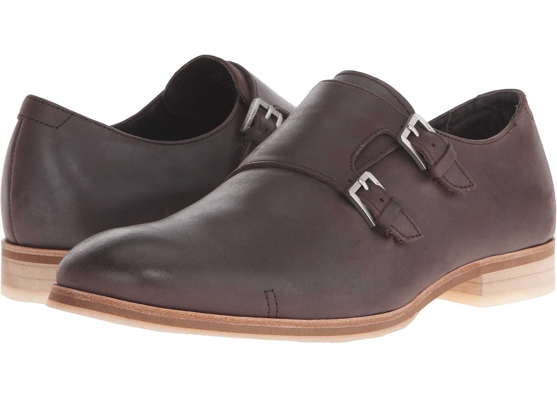 Mocasin Calvin Klein Faber Dark Brown Washed Leather