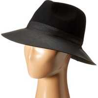 Palarii Faux Leather Brimmed Panama* Femei