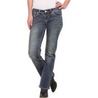 Blugi Riding Bootcut in Medium Vintage W7-4506* Femei
