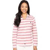 Camasi casual Horizontal Stripe Poplin Long Sleeve Shirt Femei