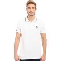 Tricouri Polo Solid Pique Polo Shirt w/ Color Tipped Collar & Cuffs Barbati