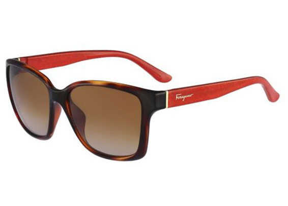 Salvatore Ferragamo SF716S 24584 207 HAVANA/RED WOOD