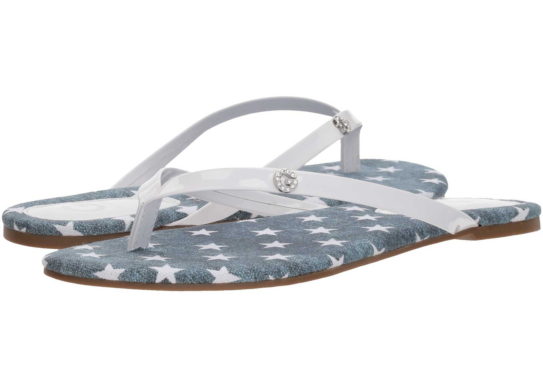 Sandala G by GUESS Bayla4 Blue/White Stars