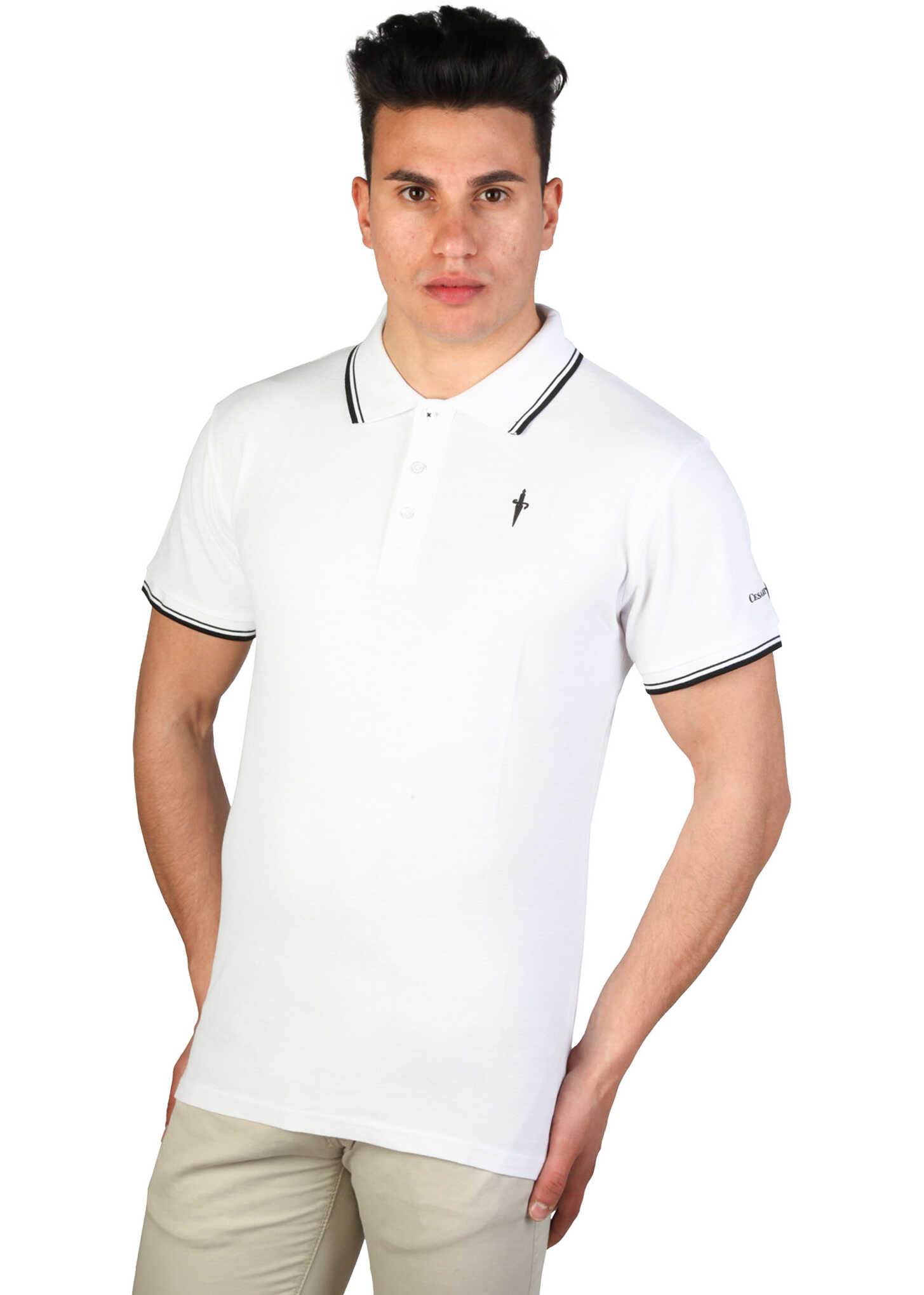 Tricou Cesare Paciotti Plo_M1 White